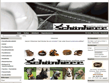 Tablet Screenshot of dogshop-online.com